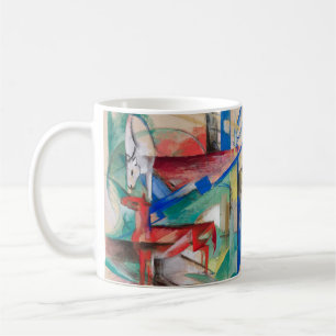 Franz Marc Landschaft mit Tieren Berühmte Malerei Kaffeetasse