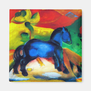 Franz Marc Little Blue Pony Magnet