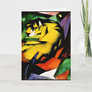 Franz Marc-Malerei, Tiger Karte