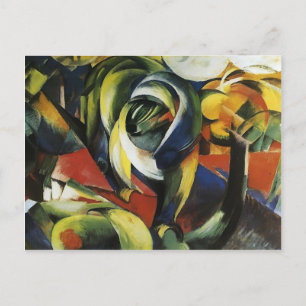 Franz Marc- Mandrill Postkarte