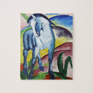Franz Marc Modernes Blaues Pferd I Expressionistis Puzzle