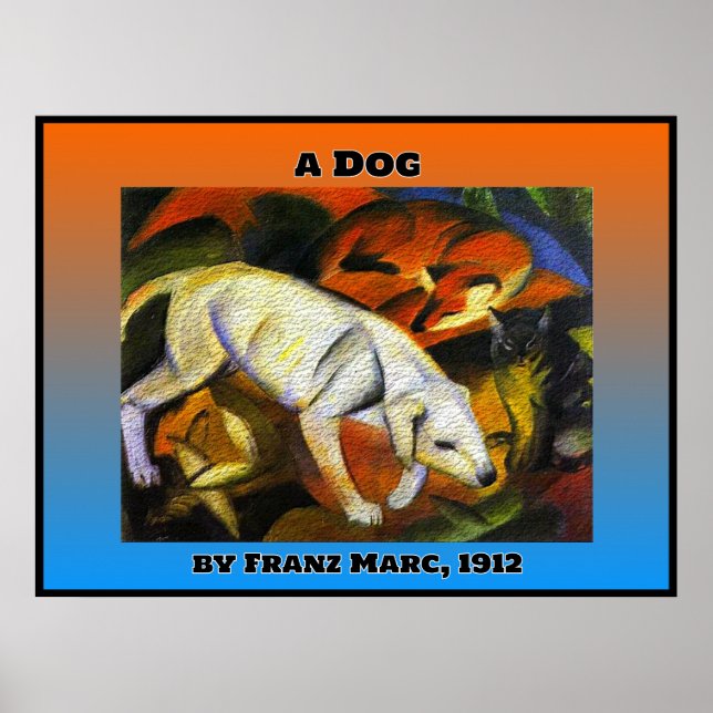 Franz Marc Poster (Vorne)