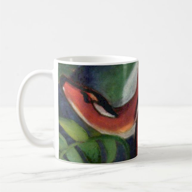 Franz Marc Red Deer Famous Animal Painting Kaffeetasse (Links)