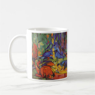 Franz Marc - Rotwild im Wald Tasse