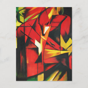Franz Marc The Fox Postcard Postkarte
