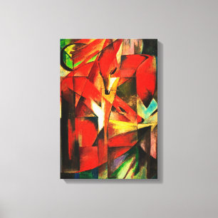 Franz Marc The Foxes Red Fox German Leinwanddruck