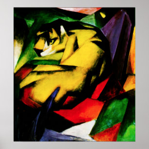 Franz Marc-Tiger-Plakat Poster