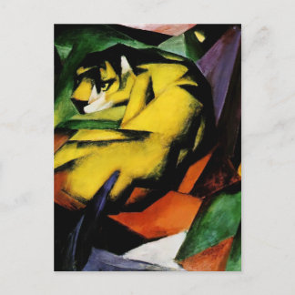 Franz Marc- Tiger Postkarte