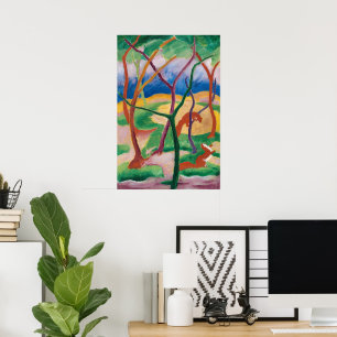 Franz Marc Weasels bei Play Abstrakt Animal Poster