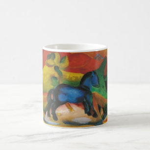 Franz Marc - wenig blaue Öl-Leinwand des Pferd191 Kaffeetasse