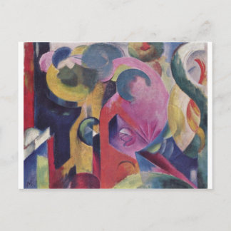 Franz Marc - Zusammensetzung III 1914 Leinwand Abs Postkarte