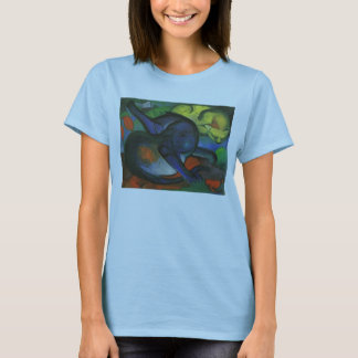 Franz Marc - zwei blaue Katzen u. färben T-Shirt