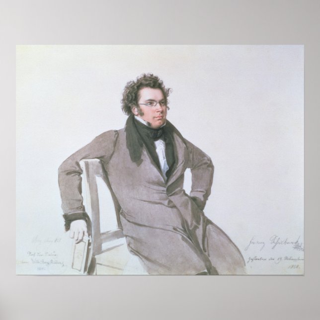 Franz Schubert , 1825 Poster (Vorne)