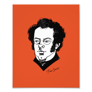 Franz Schubert Fotodruck