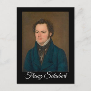 Franz Schubert Postkarte