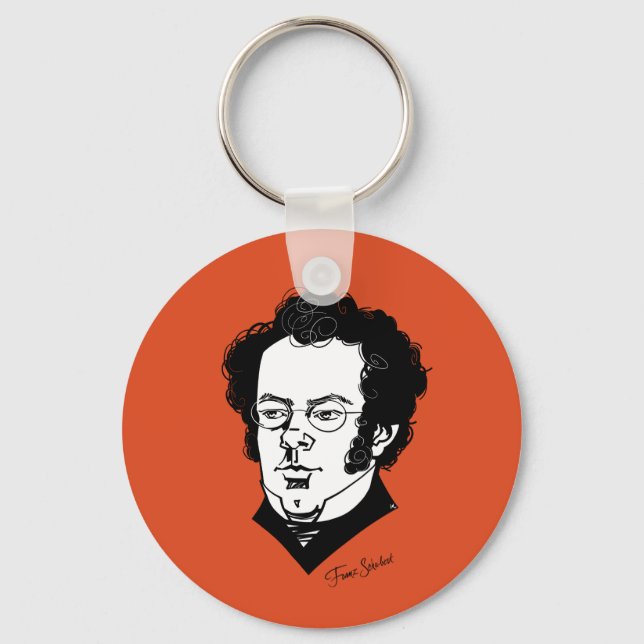 Franz Schubert Schlüsselanhänger (Vorderseite)