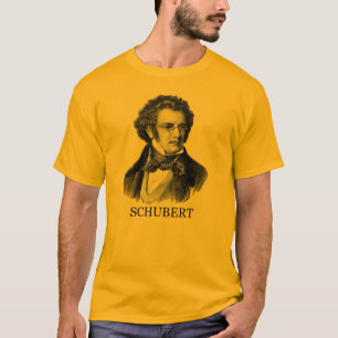 Franz Schubert, schwarz T-Shirt
