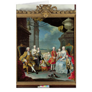 Franz Stephan I mit seiner Ehefrau Marie-Therese