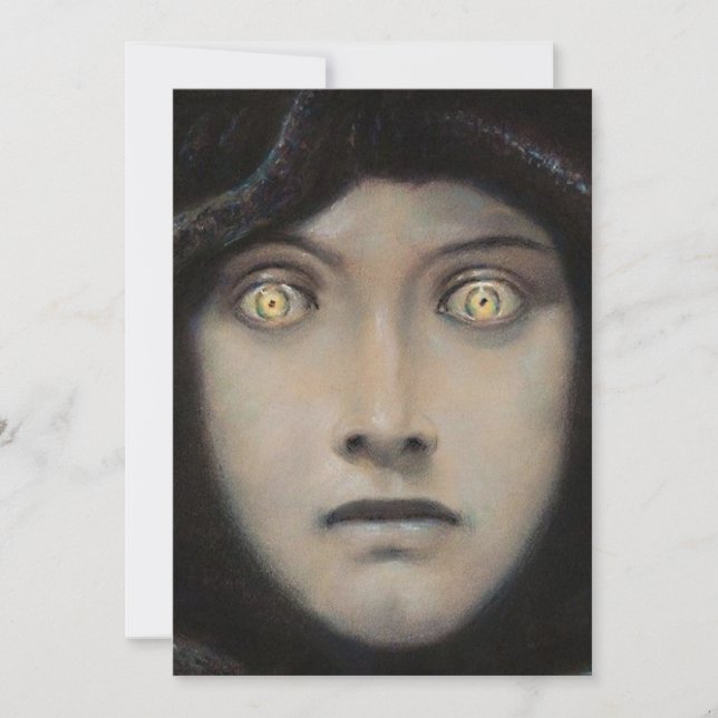 Franz von Stuck - Leiter von Medusa Einladung (Vorderseite)