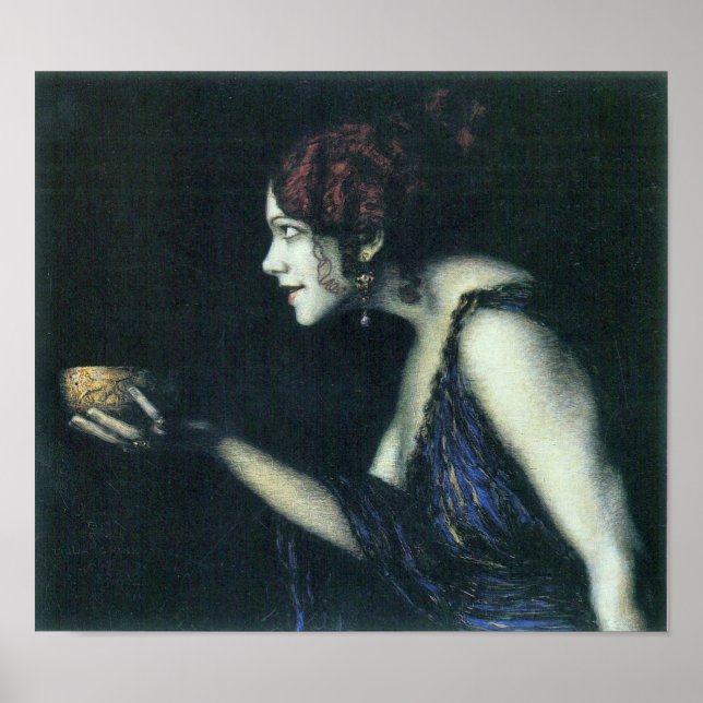 Franz von Stuck - Tilla Durieux als Circe Poster (Vorne)
