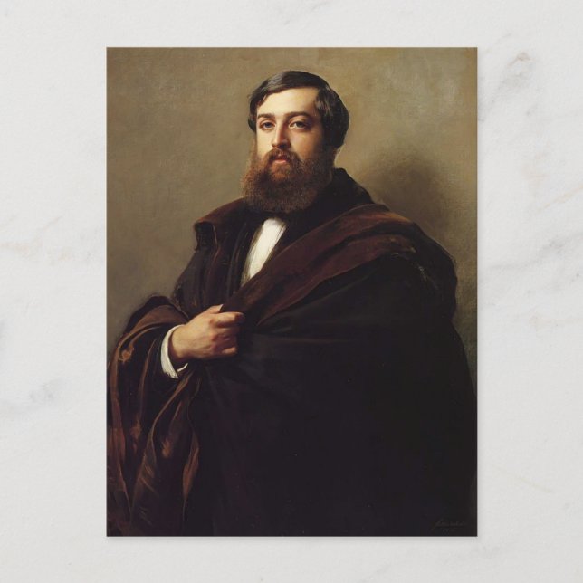 Franz Winterhalter - Alfred Emilien Postkarte (Vorderseite)