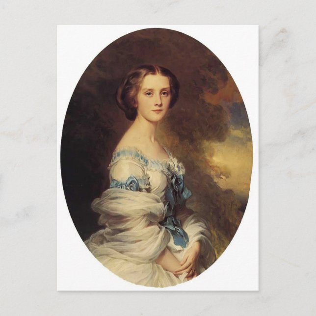 Franz Winterhalter- Melanie de Bussiere Postkarte (Vorderseite)