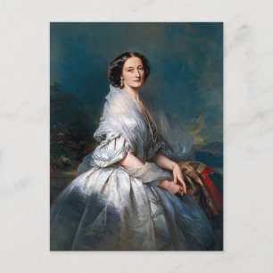Franz Winterhalter - Portrait der Elisabeth Franci Postkarte