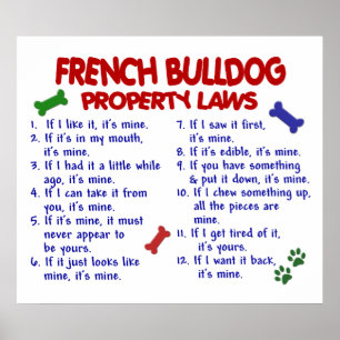FRANZCH BULLDOG PL2 POSTER