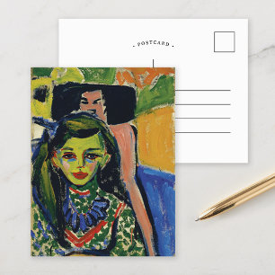 Fränzi   Ernst Ludwig Kirchner Postkarte