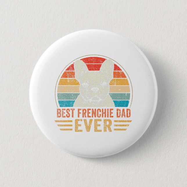 Franziskanischer Vater Ever French Bulldog Lover F Button (Vorderseite)