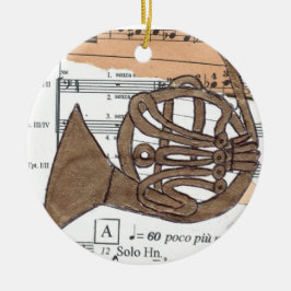 (Franzose-) Hornverzierung Keramikornament