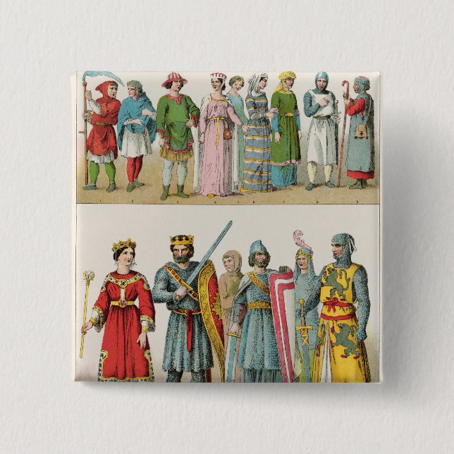 Franzose-Kleid Button (Vorderseite)