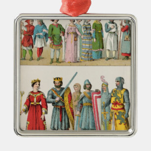 Franzose-Kleid Ornament Aus Metall