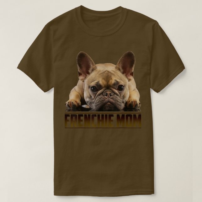 Franzose Mama Shirt Muttertag für Bulldogge (Design vorne)