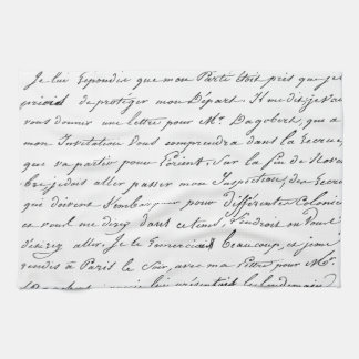 Franzose-Paris-Skript Handtuch