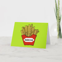 Franzose Pommes frites benutzerdefinierte leere Gr