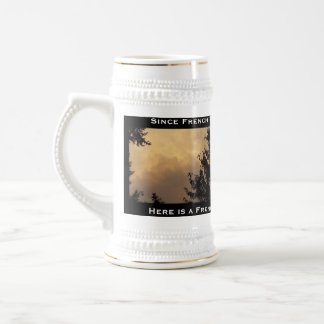 Franzose-Vanilla Icesahnehimmel Stein Bierglas