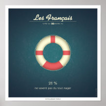 Franzosen, die nicht schwimmen können