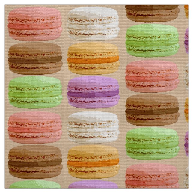 Franzosen Macarons - Pastellfarben Stoff (Muster)