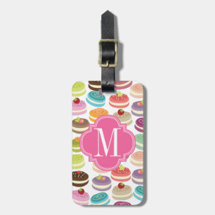 Franzosen Macarons personalisiert Gepäckanhänger