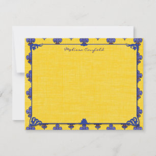 Franzosen Provencal personalisierte Mitteilungskarte