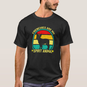 Franzosen sind mein Geist Animal Retro Französisch T-Shirt