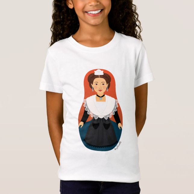 Französisch, Arles, Provence Matryoshka Girls' T - T-Shirt (Vorderseite)