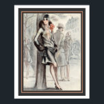 Französisch Art Deco Print 16 x 20 Poster<br><div class="desc">Französische Deko Print aus La Vie Parisienne ca. 1924</div>