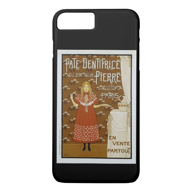 Französisch Art Nouveau Toothpaste Ad Case-Mate iPhone Hülle (Rückseite)