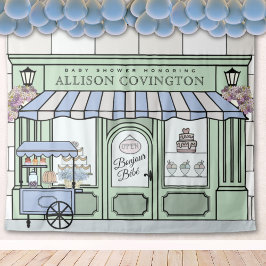 Französisch, Babydusche, Stand Wandteppich