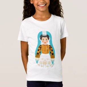 Französisch, Bigoudène Matryoshka Girls' T - Shirt
