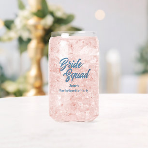 Französisch Blau Bride Squad Junggesellinnenabschi Dosenglas
