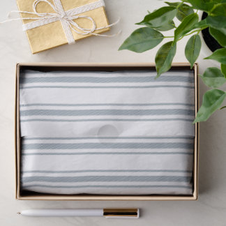 Französisch Blau gestreift Seidenpapier