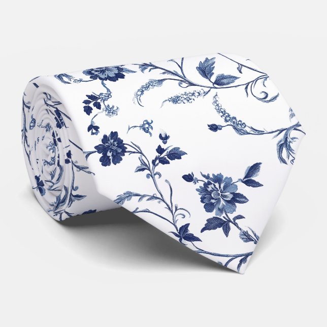 Französisch Blau Krawatte (Gerollt)